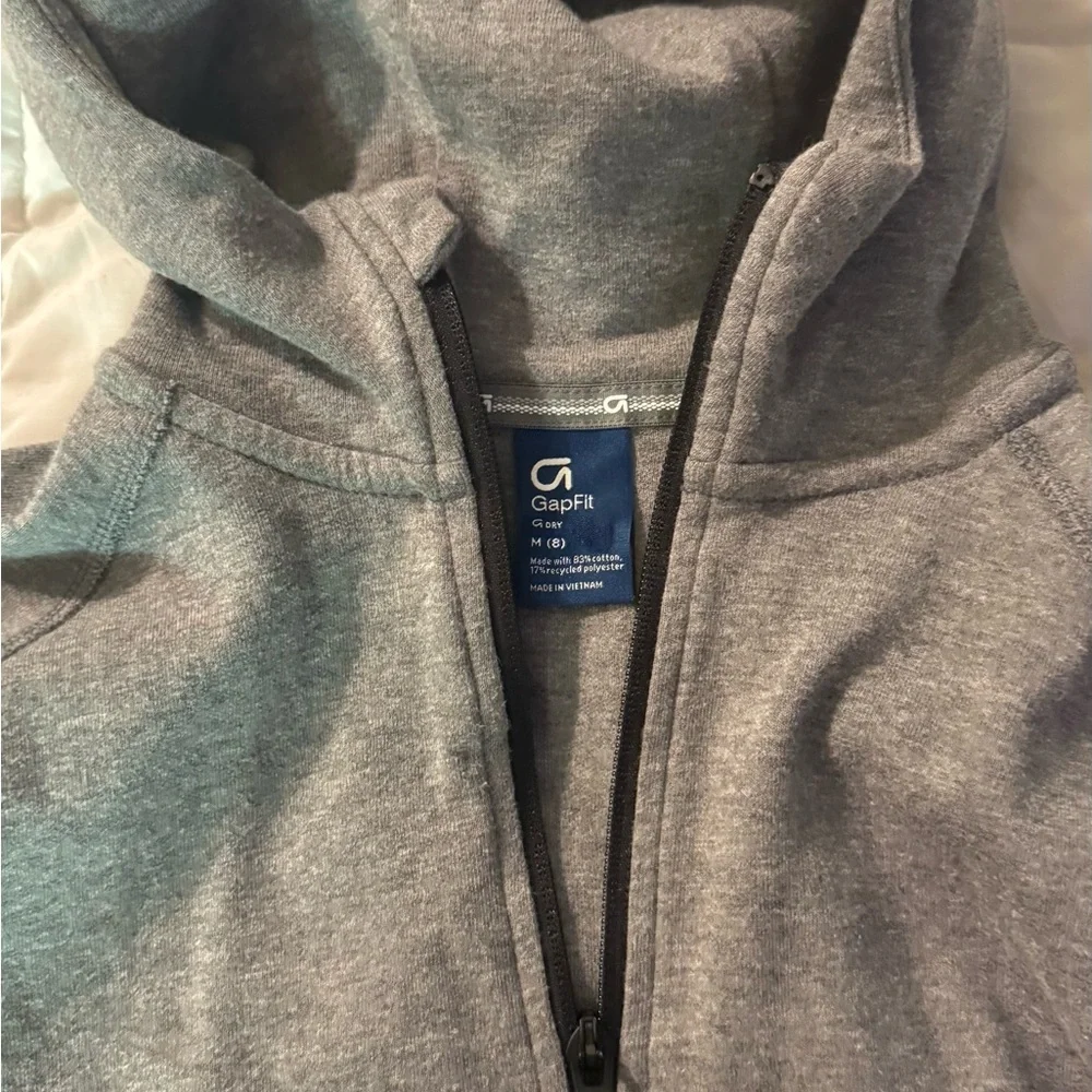 GAP Boys Youth Gray Zip-Up Hoodie